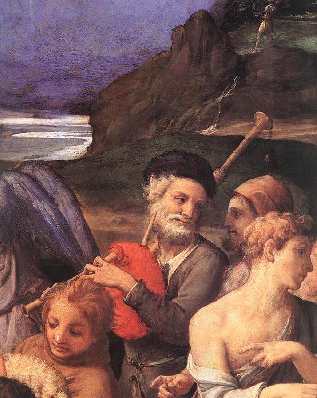 BRONZINO, Agnolo Adoration of the Shepherds (detail) d